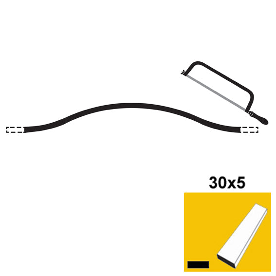 Lomený oblúk 30x5, p200, L1810-2400mm