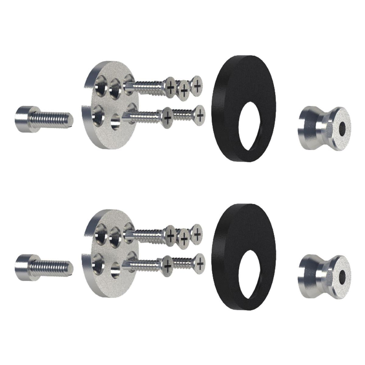 Jednostranné uchytenie madla, BLACK