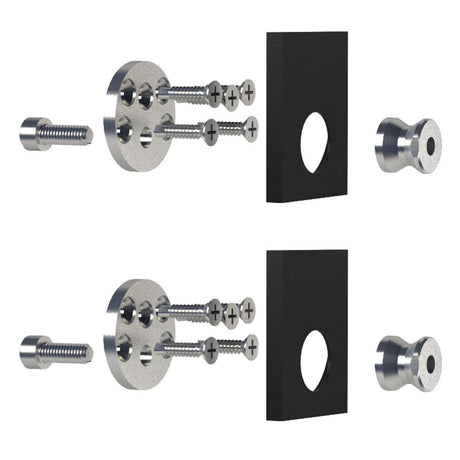 Jednostranné uchytenie madla, BLACK