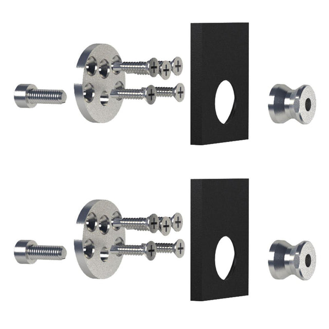 Jednostranné uchytenie madla, BLACK