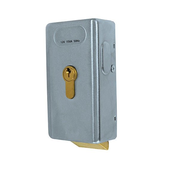 Elektrický zámok s jednost. vložkou 12V, vertikáln