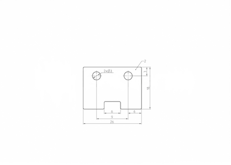 Spojovací materiál k hliníkovej priečke / lamele