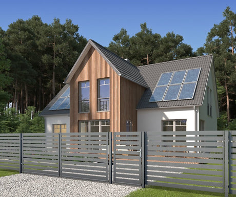 Bránka 1kr. Oceľová SAFIR 900x1500mm, Grafitová sivá