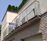 Držiak skla, zábradlie - set