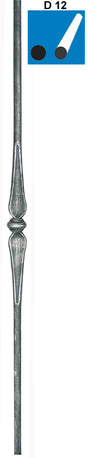 Tyč kovaná h900, b27, D12mm