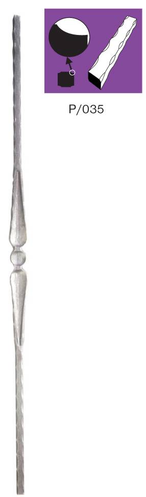 Tyč ozdobná P/035A-12, 30x900mm