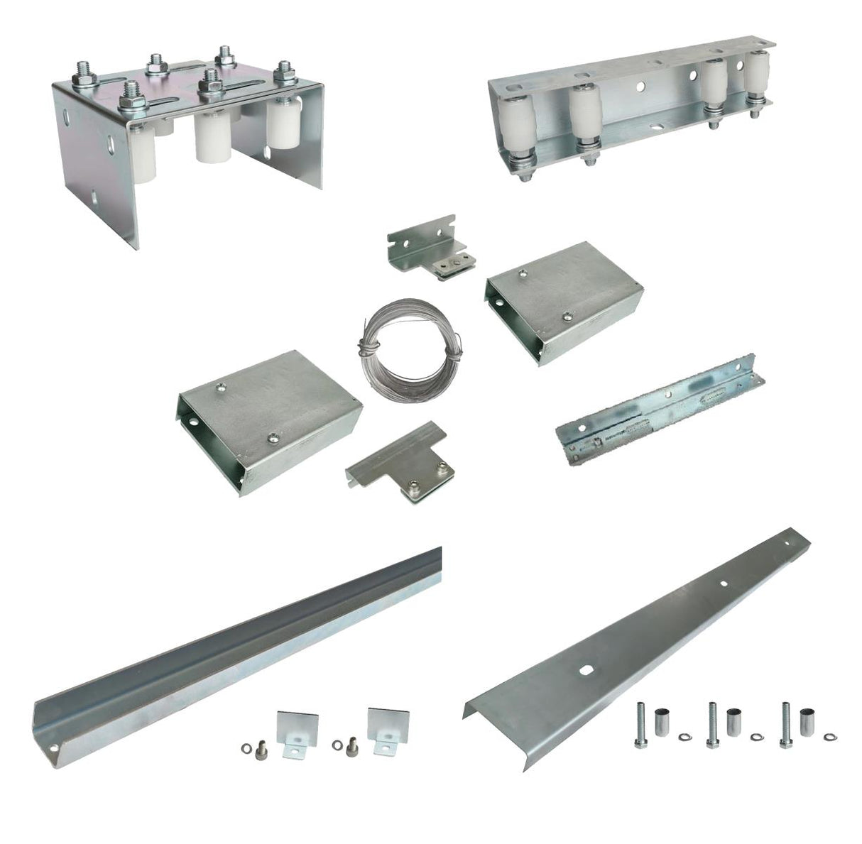 Teleskopický systém pre kol. bránu do 4m, 2dielna