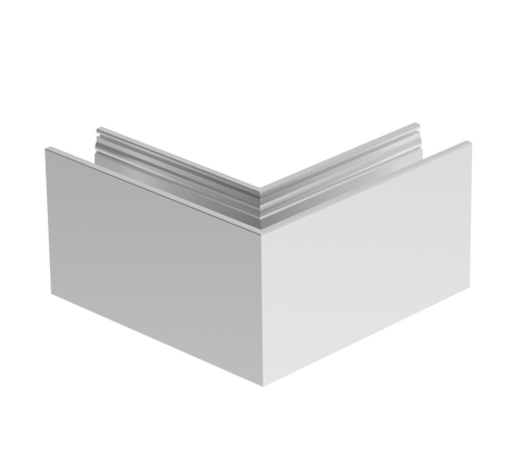 Celosklenené zábradlie-roh. profil-vrchné kotvenie