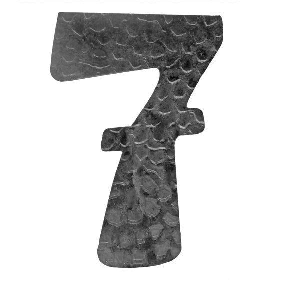 Číslica kovaná "7" h170mm
