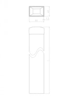 Stĺpik 60x40mm ZnPVC 2500mm zelená