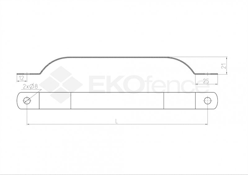 Opasok stĺpika ZnPVC D38mm zelená