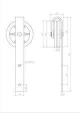 Kovanie pre posuvné dvere - "Mýlos"