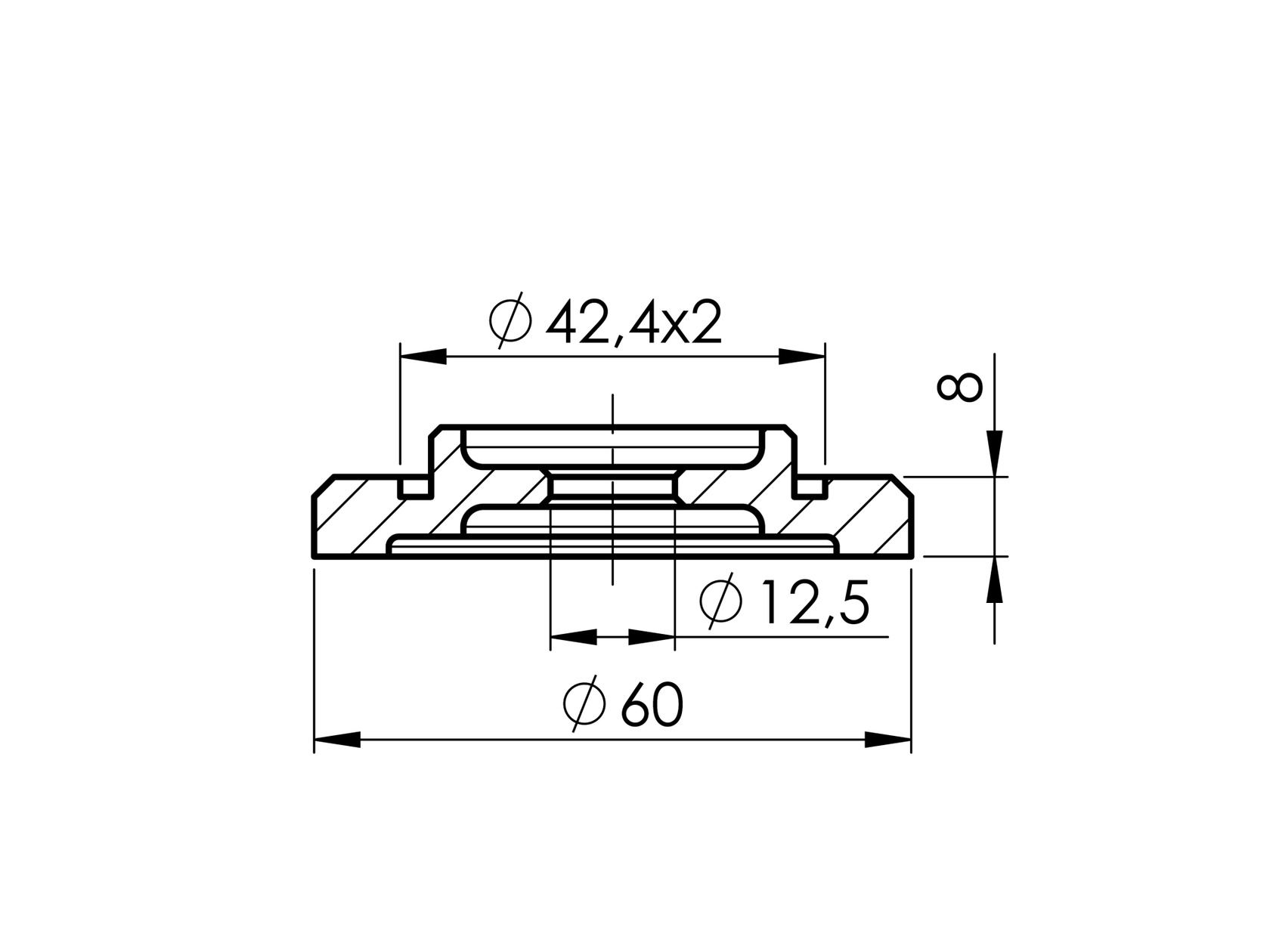 Kotvenie vrchné - príruba