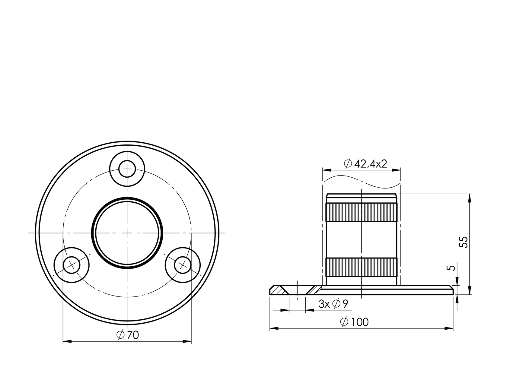 Kotvenie vrchné-príruba