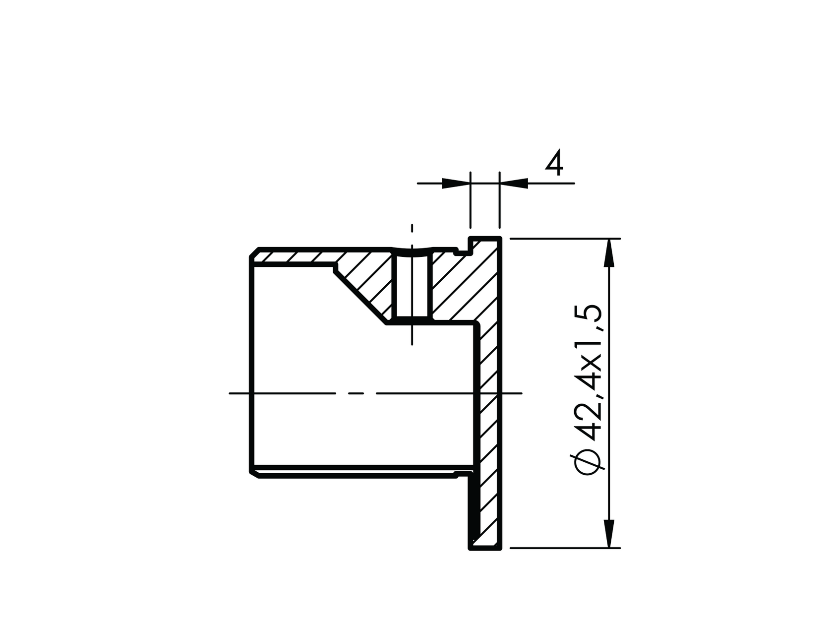 Madlo-držiak skla-záslepka