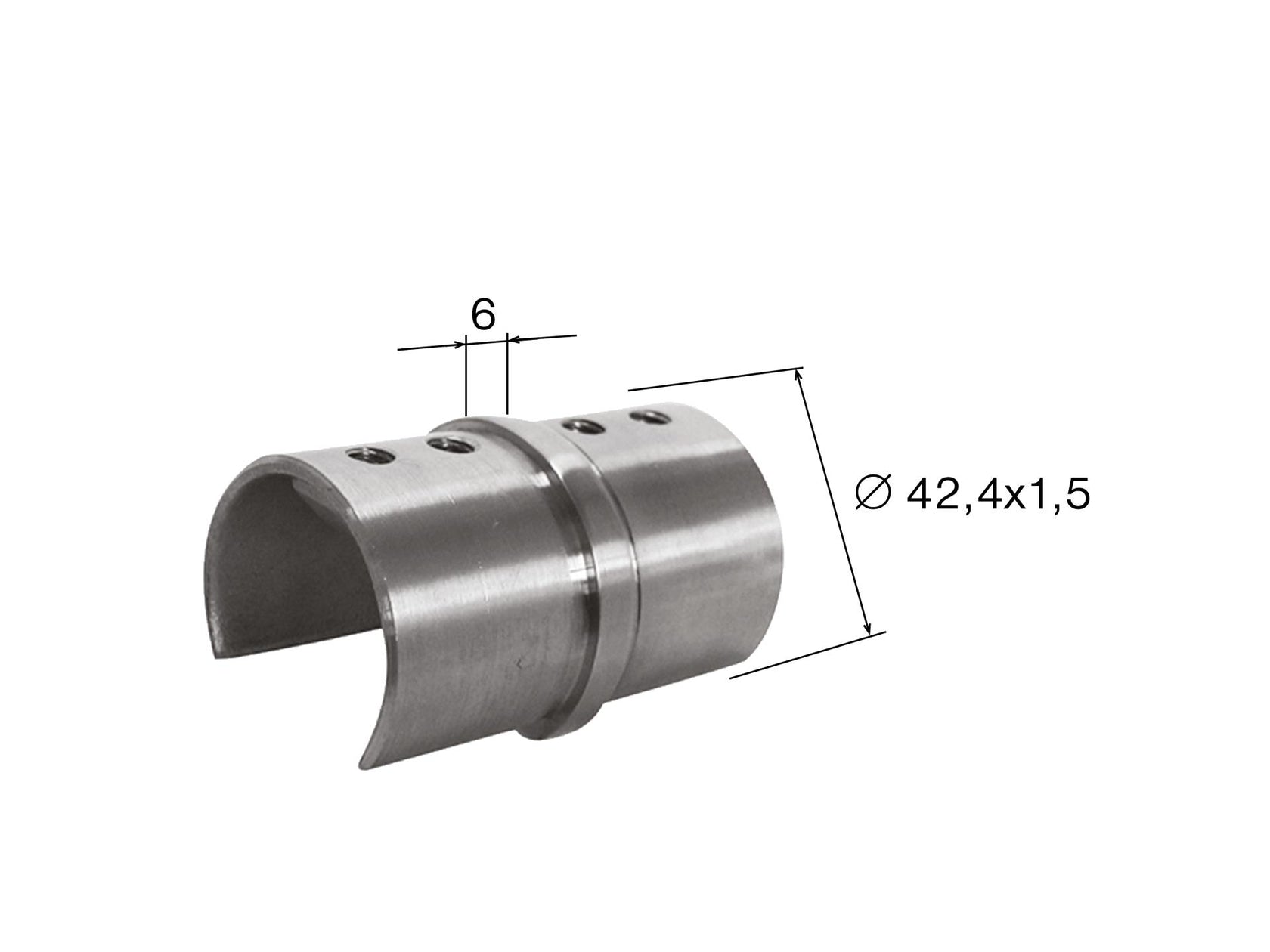 Madlo-držiak skla-spojka