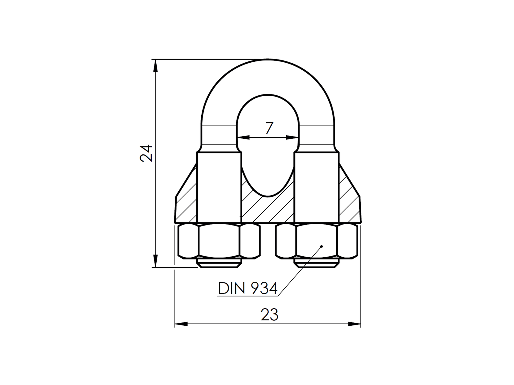 Úchytka lanka - kotva