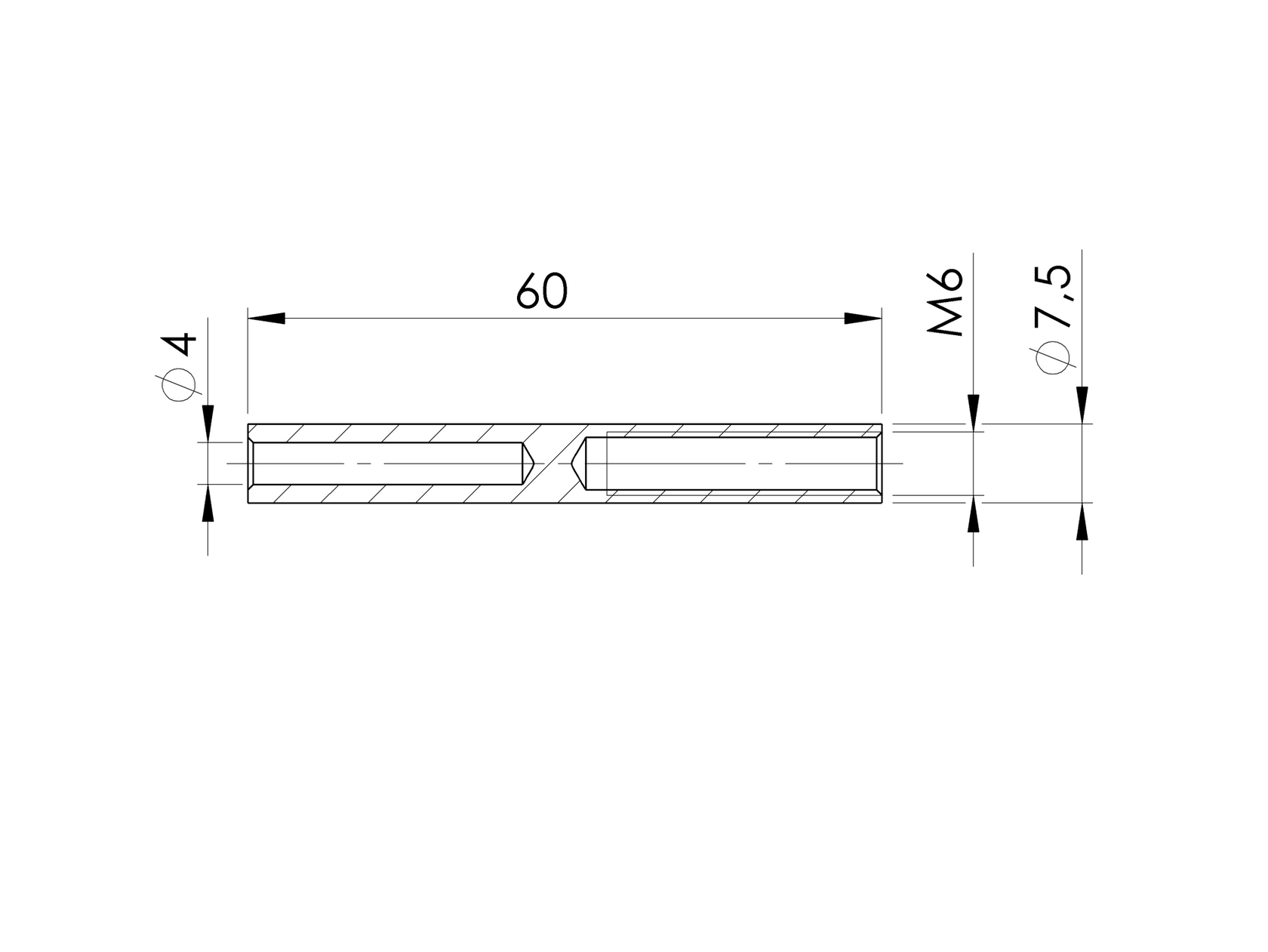Úchytka lanka - napinak