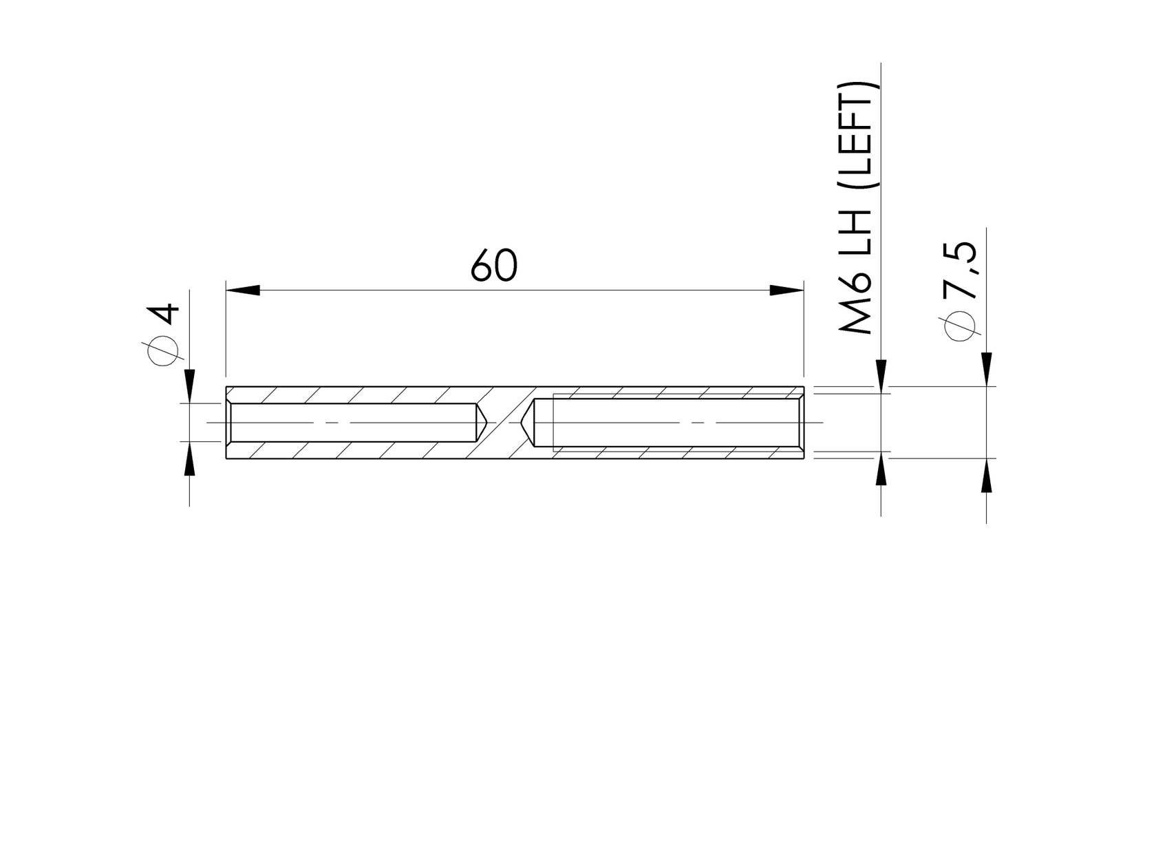 Úchytka lanka - napinak