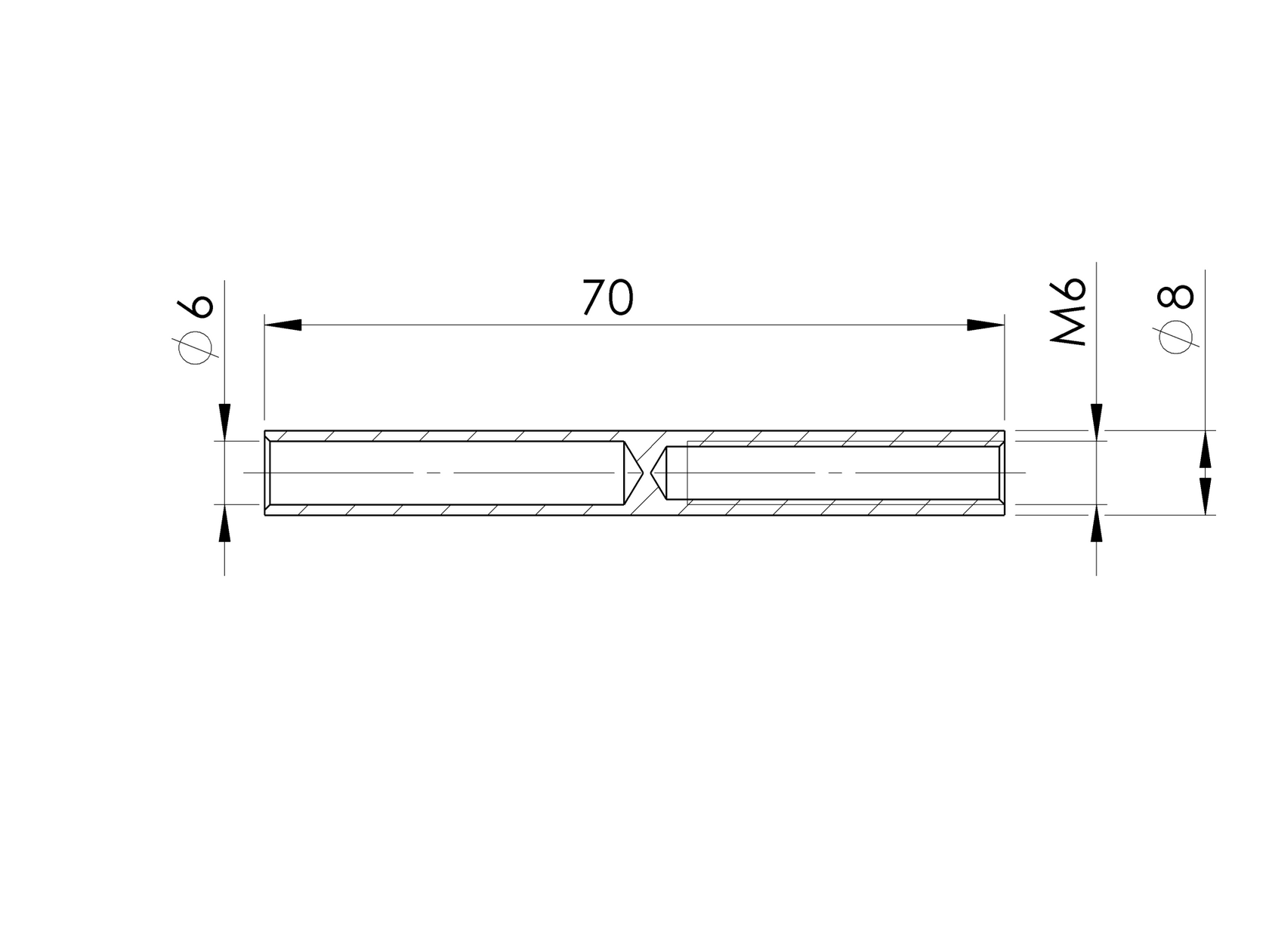 Úchytka lanka - napinak