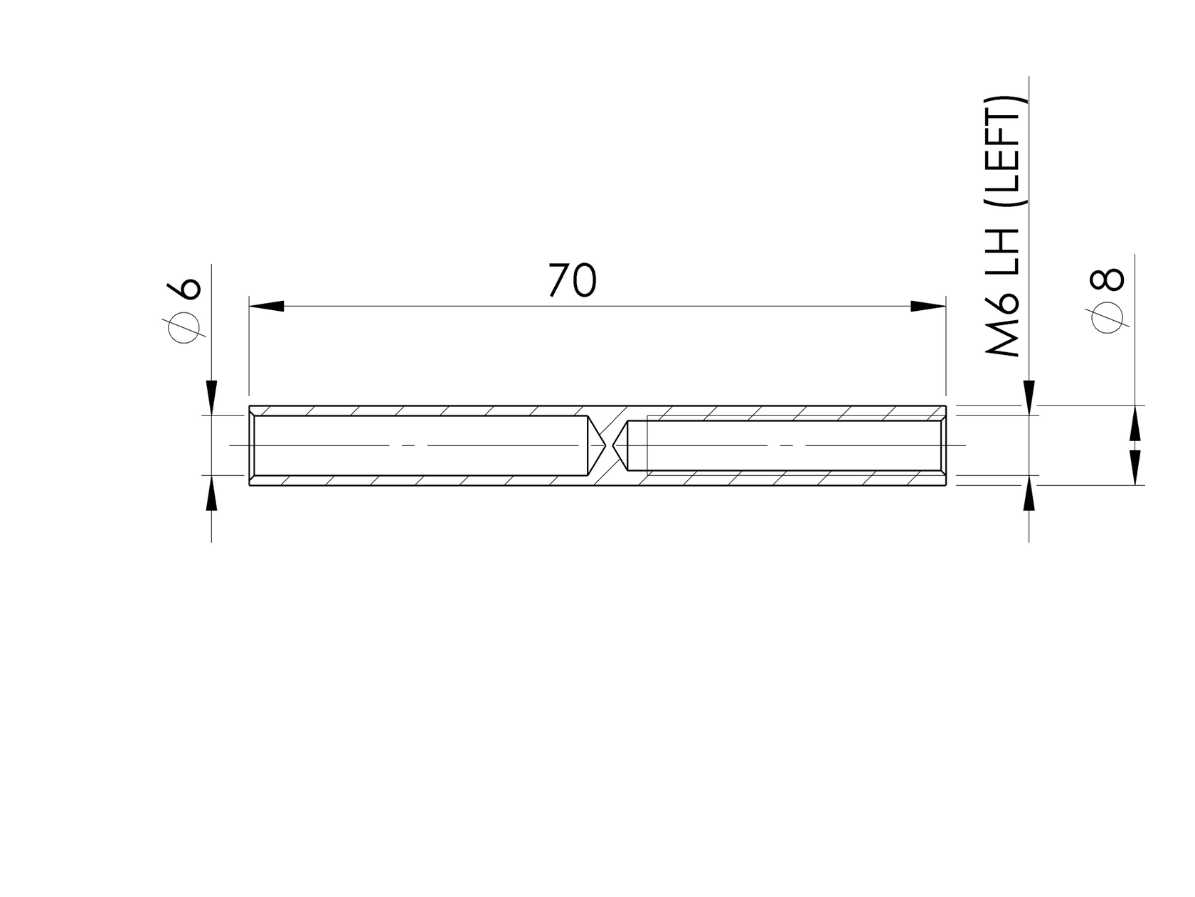 Úchytka lanka - napinak