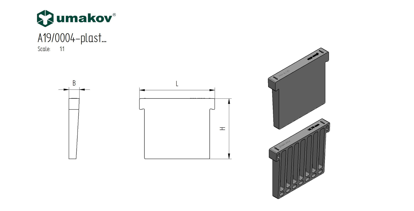 PVC Kotviaci klin pre sklo