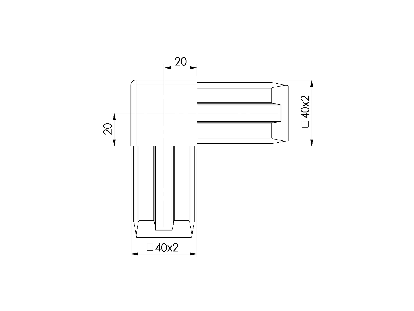 Prechod madla koleno PVC