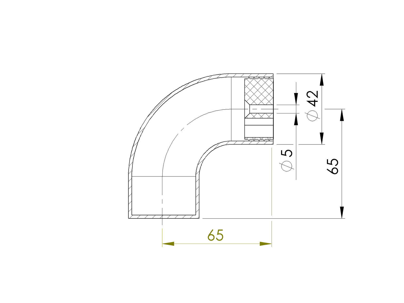 Záslepka - ukončenie madla/drevo