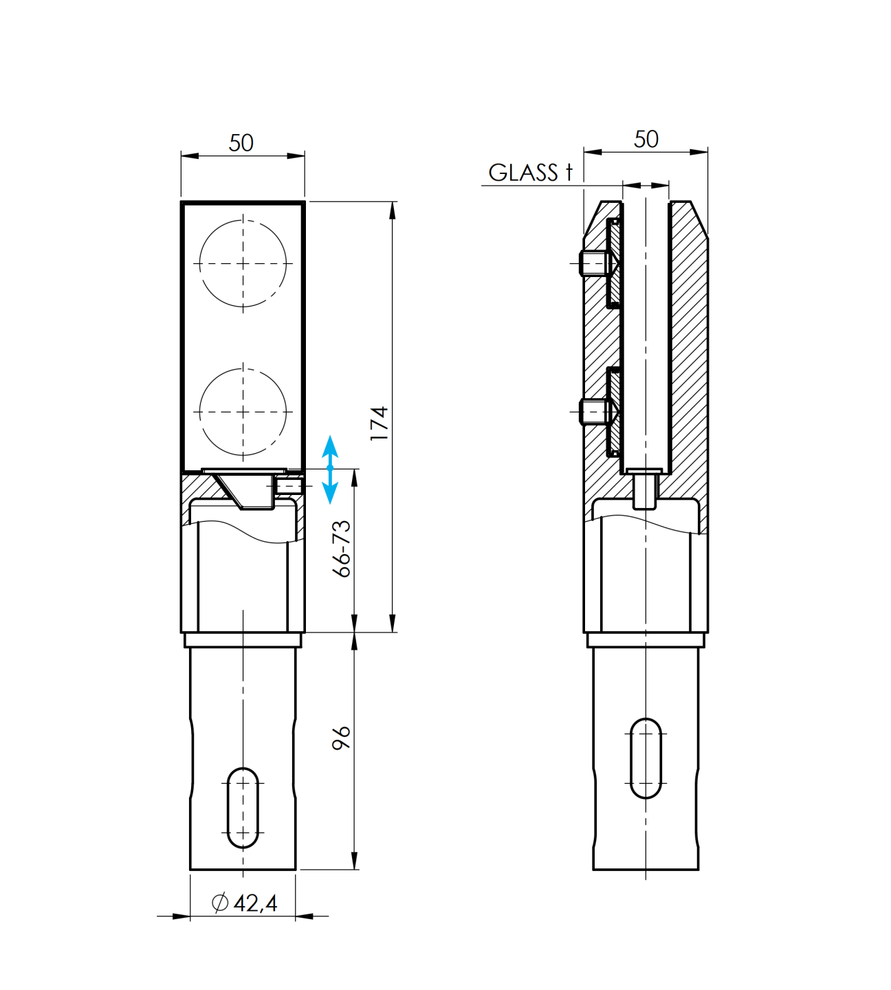 Spigot - kotvenie zabetonovanim