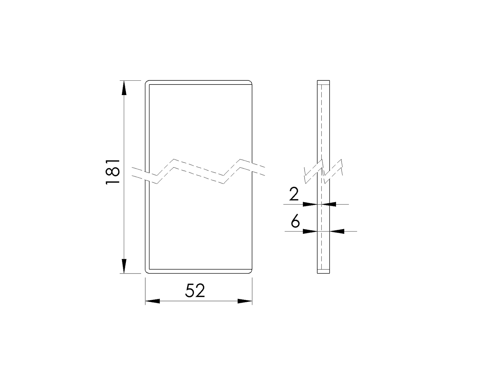 Záslepka pre profil AL/0005-D-S-E pre schody