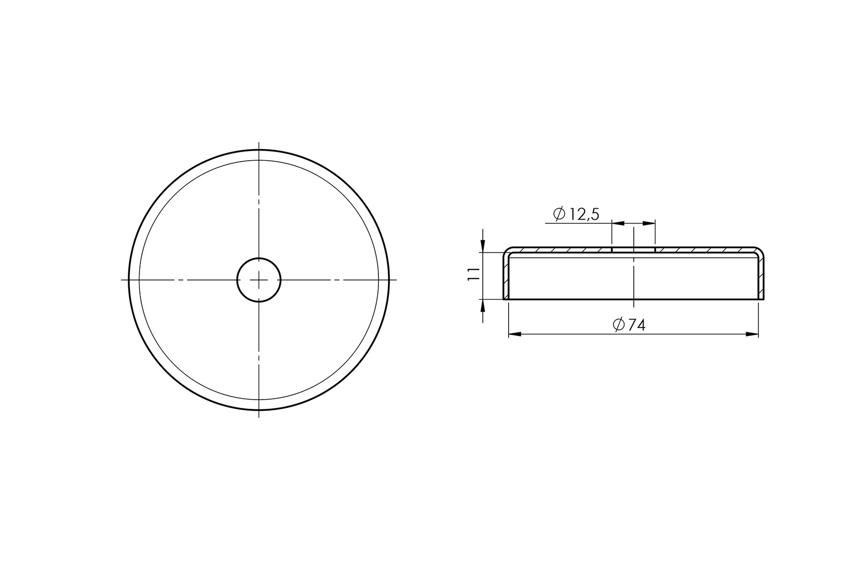 Kotvenie vrchné - rozeta
