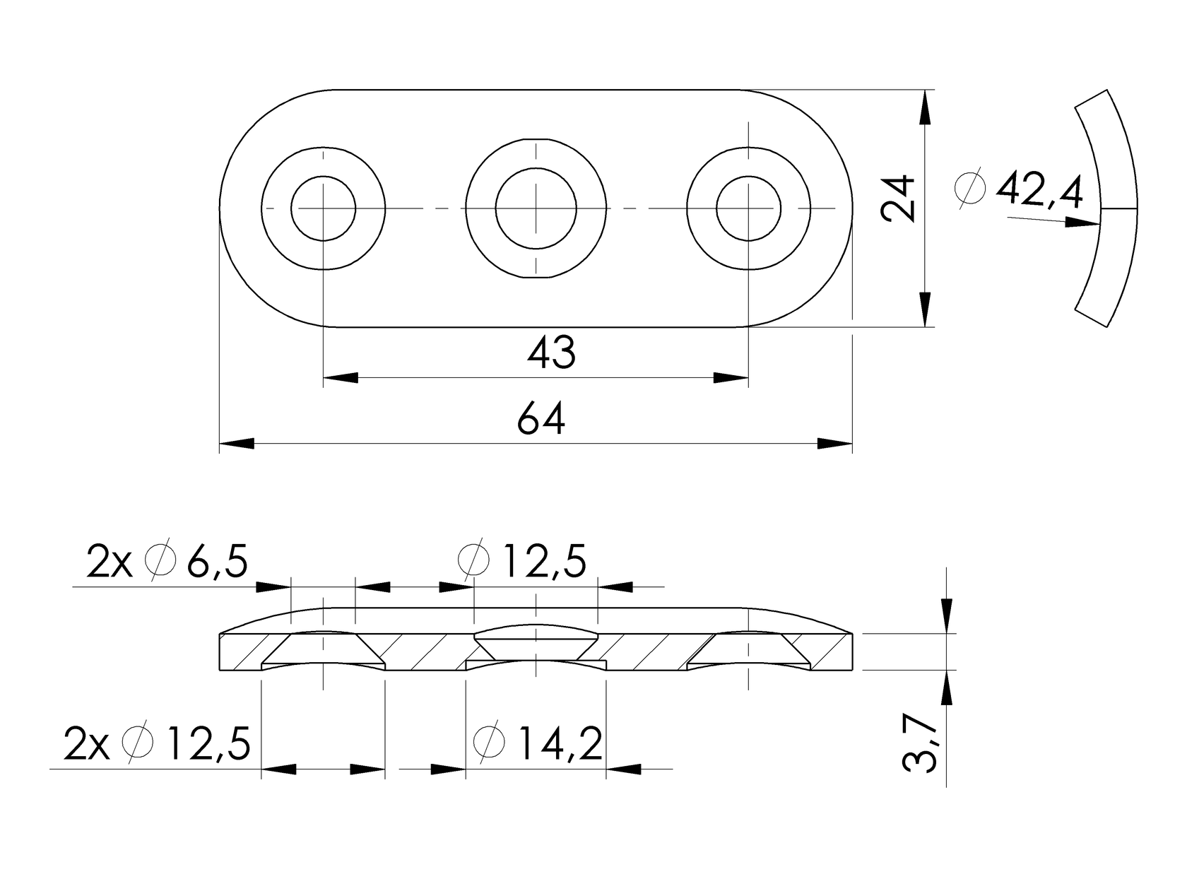 Vanička na držiak madla