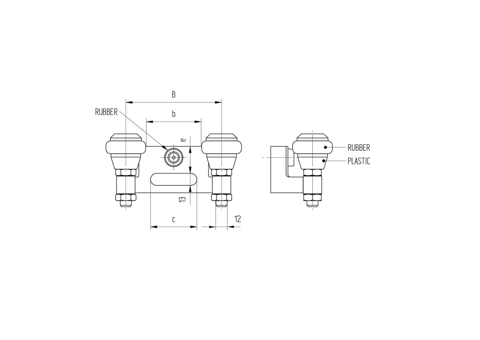 Horný nábeh, Zn, profile 60mm,
