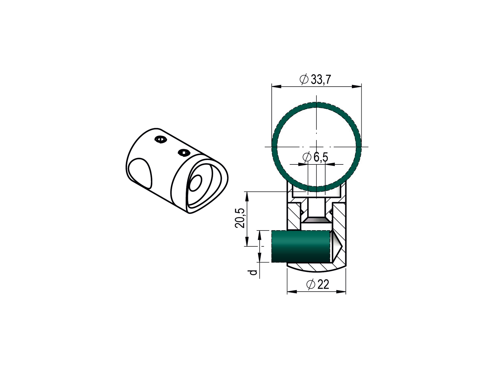 Držiak výplne ľavý