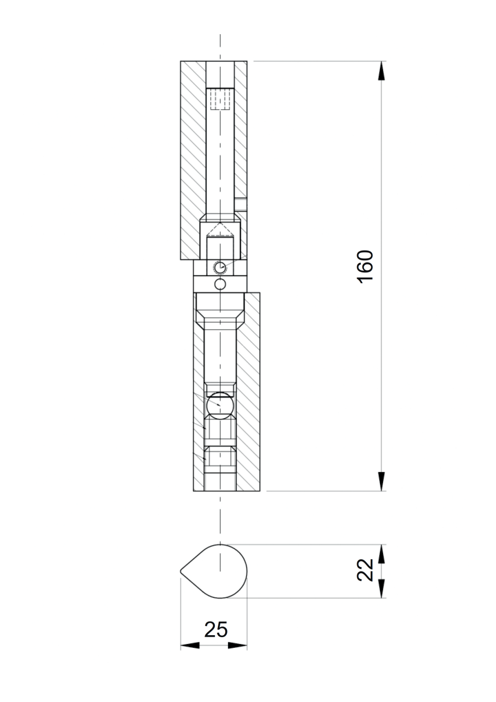 Záves navariteľný s 3D reguláciou,